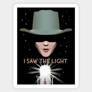 I Saw The Light - Alternative Movie Poster Sticker